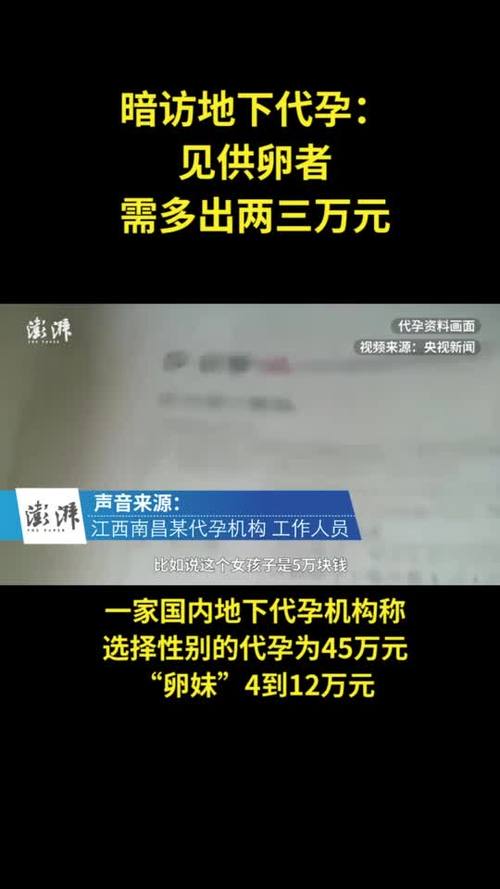 供卵一个要多少钱(供卵一个要多少钱？代孕市场的价格揭秘)